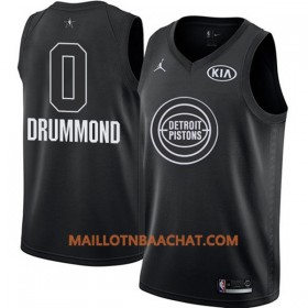 Maillot NBA Detroit Pistons Andre Drummond 0 2018 All-Star Jordan Brand Noir Swingman - Homme